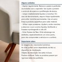 Ver mais imagens de Poltrona Giratória Linho Premium Base Madeira Maciça Juliana Bege/Cinamomo