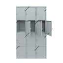 Ver imagem 2 de Armário Roupeiro de Aço Vestiário Academia 12 Portas Locker