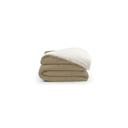 Ver imagem 1 de Coberdrom Cobertor Casal Queen Soft e Sherpa de Carneiro Dupla Face Macio: Bege