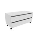 Ver imagem 6 de Gabinete Rodizio para Banheiro com Espelheira 80cm Branco