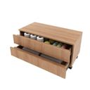 Ver imagem 7 de Gabinete Rodizio para Banheiro com Espelheira 80cm Marrom