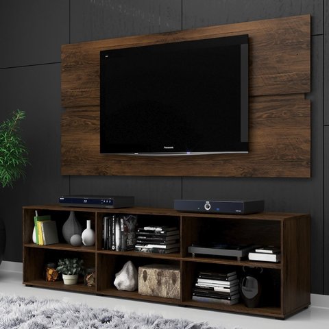 Rack com Painel para TV até 55 Polegadas 141,8cmx180cm Imperador