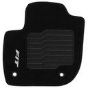 Ver imagem 4 de Jogo de Tapete Automotivo Carpete New Fit 2015 À 2018 Soft Logo Bordado Preto 5 Peças S/m Soft Preto