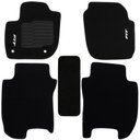 Ver imagem 3 de Jogo de Tapete Automotivo Carpete New Fit 2015 À 2018 Soft Logo Bordado Preto 5 Peças S/m Soft Preto