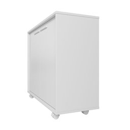 Balcão Multiuso 2 Portas 2 Prateleiras com Rodízios MDP 12mm - 8