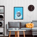 Ver imagem 2 de Quadro Banho de Gato 33x24cm - com vidro:Madeira branca