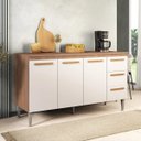 Ver imagem 1 de Balcão Cozinha Madeira Joia 1.50m Madeirado / Branco
