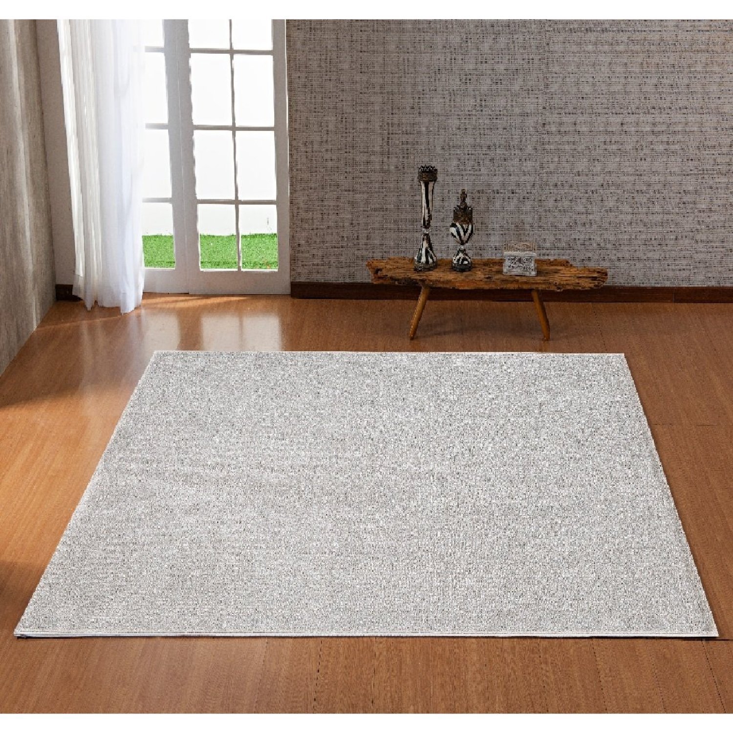 Tapete Retangular Liso 150x200cm São Francisco Niazitex - 1