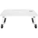 Ver imagem 7 de Mesa para Notebook Portátil Fortrek Lapdesk com Gaveta Embutida Branco [f002]