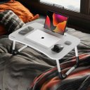 Ver imagem 6 de Mesa para Notebook Portátil Fortrek Lapdesk com Gaveta Embutida Branco [f002]