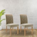 Ver imagem 2 de Cadeira para Mesa de Jantar Jogo de 2 Cadeiras Mdf Juliana Wood Cimol Madeira/joli
