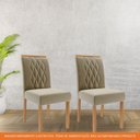 Ver imagem 5 de Cadeira para Mesa de Jantar Jogo de 2 Cadeiras Mdf Juliana Wood Cimol Madeira/joli