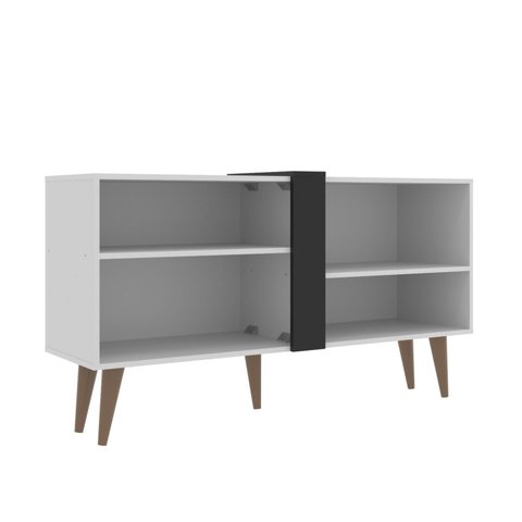 Rack para TV até 43 Polegadas 107cm 2 Prateleiras Soberano Branco