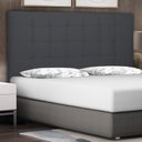 Ver imagem 2 de Cabeceira Estofada Cama Box Casal King Size Verona 195cm Suede Cinza - Desk Design