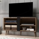 Ver imagem 2 de Rack para TV até 43 Polegadas 107cm 2 Prateleiras Soberano Marrom