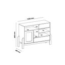 Ver imagem 5 de Buffet 1,22 mt 1 Porta 2 Gavetas Canadá