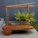 Ver imagem 3 de Carrinho Bar Amsterdam Estilo Industrial