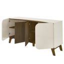 Ver imagem 3 de Buffet 4 Portas Elegance Cor Off White/pinho - Artely