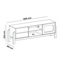 Ver imagem 3 de Rack para Tv até 60 Polegadas com Impressão em Palha Nature