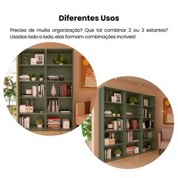 Estante para Livros 5 Prateleiras 180cmx60cm Multy - 7