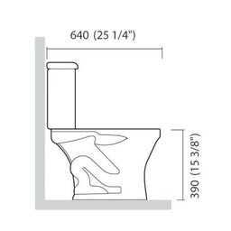 Vaso Sanitário com Caixa Acoplada Sabará 3/6l Branco Icasa - 3