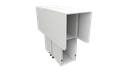 Ver imagem 4 de Mesa Dobrável para Corte de Tecidos (1,50x1,20x1,00cm) Vetorial Móveis Mesa M7 Mdp