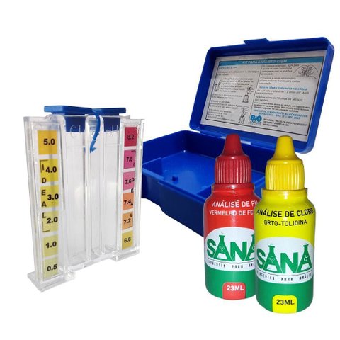 Kit para Análise de Água Ph / Cloro - Bio Análise
