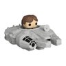 Bitty Pop! Ride Star Wars - Han Solo com a Millennium Falcon - 1