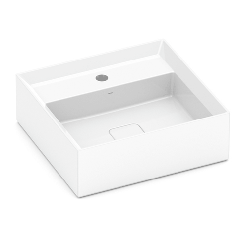 Cuba de Apoio com Mesa 450x420mm Platinum P6 Roca Branca