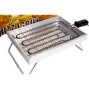 Ver imagem 1 de Churrasqueira Elétrica de Mesa Rizzogrill 1 Gourmet Antifumaça e Bandeja Aluminio 220v - Rizzoflon