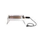 Ver mais imagens de Churrasqueira Elétrica de Mesa Rizzogrill 1 Gourmet Antifumaça e Bandeja Aluminio 220v - Rizzoflon