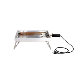Churrasqueira Elétrica de Mesa Rizzogrill 1 Gourmet Antifumaça e Bandeja Aluminio 220v - Rizzoflon - 8