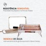 Churrasqueira Elétrica de Mesa Rizzogrill 1 Gourmet Antifumaça e Bandeja Aluminio 220v - Rizzoflon - 12