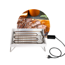 Ver imagem 2 de Churrasqueira Elétrica de Mesa Rizzogrill 1 Gourmet Antifumaça e Bandeja Aluminio 220v - Rizzoflon