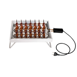 Churrasqueira Elétrica de Mesa Rizzogrill 1 Gourmet Antifumaça e Bandeja Aluminio 220v - Rizzoflon - 5