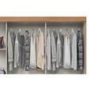 Ver mais imagens de Guarda Roupa Solteiro 3 Portas Correr Espelho 2 Gavetas Henn B376 Nature Off White 199,5cm