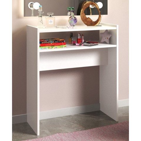 Mesa p/ Manicure Suporte p/ Esmaltes Utensílios Salão ClickForte Mesa Manicure Branco