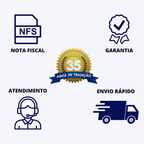5x Cabos de Força Lavadoras e Geladeiras 1,50mt Universal - 5