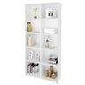 Mesa Escrivaninha em L Malu e Estante Livreiro 90x187cm Lean A06 Branco - Mpozenato - 7