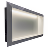 Nicho Porcelanato Branco Polido Borda Diamante 60x32cm Led - 10