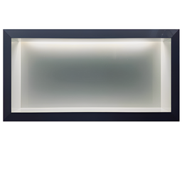 Nicho Porcelanato Branco Polido Borda Diamante 60x32cm Led - 6