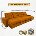Ver imagem 2 de Sofá Coliseu 4.00m Retrátil e Reclinável Super Pillow