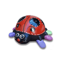 Ver imagem 1 de Joaninha Sapatinho para Jardim em Cerâmica Pintado a Mão