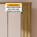 Ver imagem 4 de Sapateira 2 Portas Ripada com Espelho em MDP 6 Prateleiras New Requinte Marrom/Cinamomo