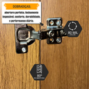 Ver imagem 7 de Sapateira 2 Portas Ripada com Espelho em MDP 6 Prateleiras New Requinte