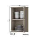 Ver imagem 3 de Armário Aéreo de Cozinha 01 Porta 40 Cm Évelin