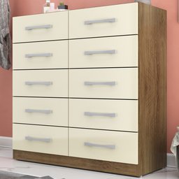 Cômoda 10 Gavetas Torres - Panorama Móveis - 1 Cômoda 10 Gavetas Torres - Panorama Móveis - 1