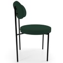 Ver mais imagens de Kit 06 Cadeiras Estofadas para Sala de Jantar Louise L02 Suede Verde Musgo - Lyam Decor