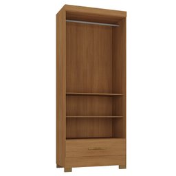 Guarda Roupa Smart Versatile 1 Gaveta sem Portas Cinamomo - Rodial Móveis - 3