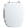 Assento Sanitário Tampa de Vaso Branco Mdf Laqueado Laguna para Bacia Hervy - 1